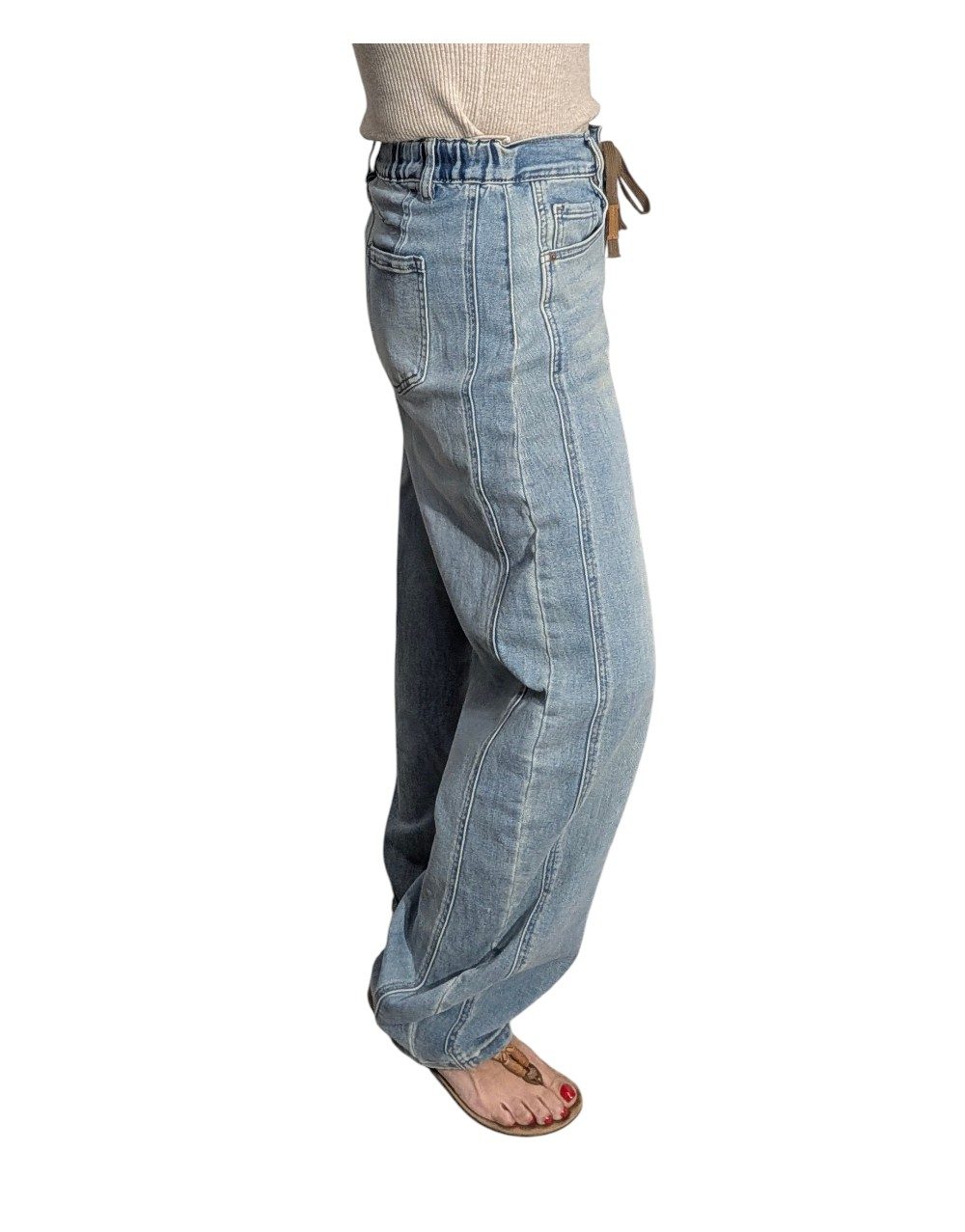 calça barrel para compor looks estilosos