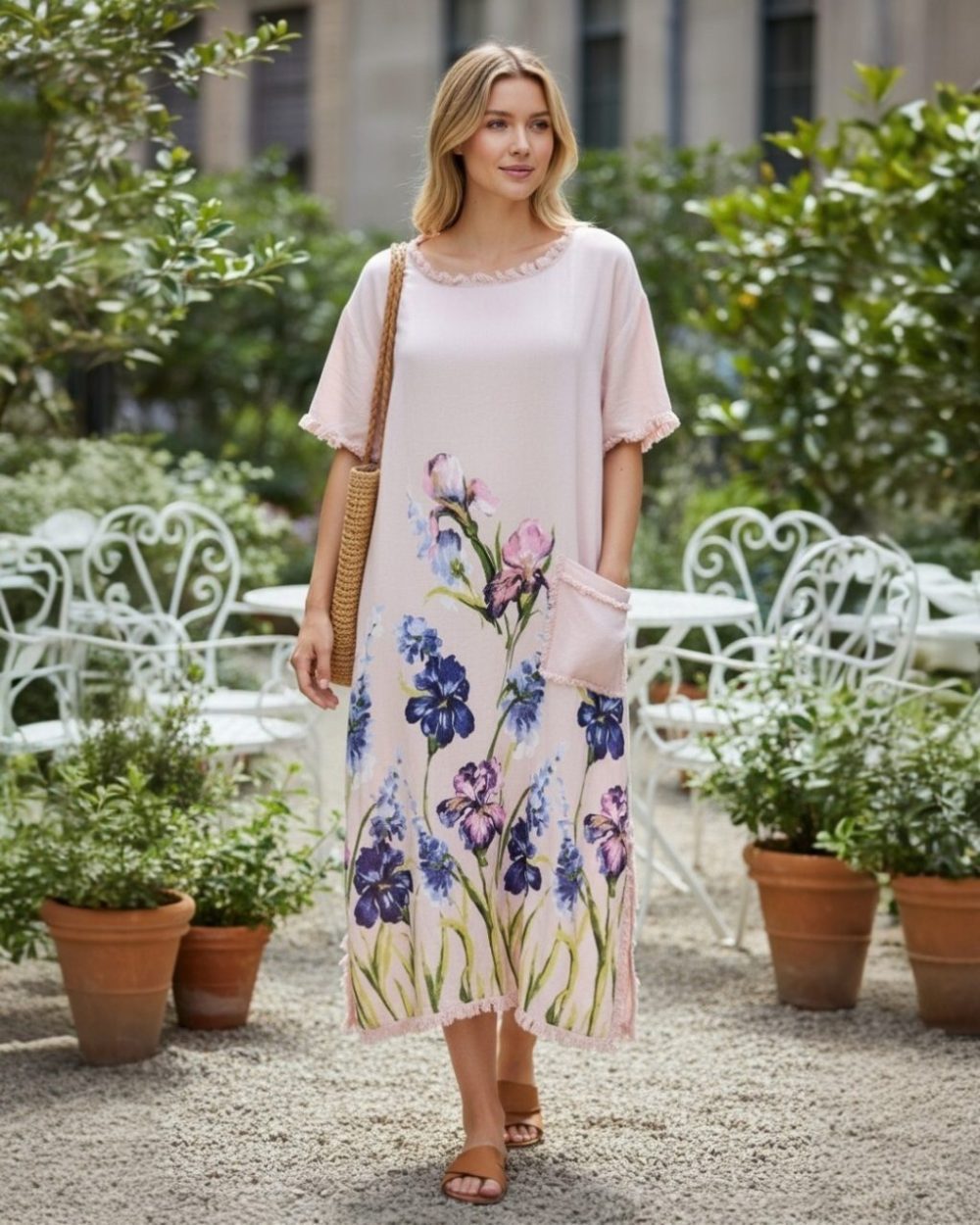 O Vestido Rose Harmony é versátil e adapta-se ao teu estilo em segundos.